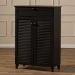 Baxton Studio Harding Espresso Shoe-Storage Cabinet - FP-03LV-Espresso