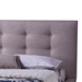 Baxton Studio Jonesy Scandinavian Style Mid-century Beige Fabric  Upholstered Queen Size Platform Bed - BBT6537-Queen-Beige