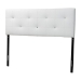 Baxton Studio Kirchem Upholstered White Full Sized Headboard - BBT6432-White-HB-Full