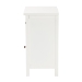 Baxton Studio Lambert Classic and Traditional White Finished Wood 1-Drawer End Table - JY20B083-White-ET