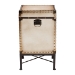 Baxton Studio Laura Vintage White Canvas Lift-Top Trunk End Table - JY23B237-Open Box Laura White-ET