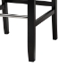 Baxton Studio Libra White Modern Bar Stool with Nail Head Trim (Set of 2) - BBT5111 Bar Stool-White