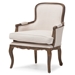 Baxton Studio Napoleon Traditional French Accent Chair-Ash - PLN22Mi ASH2