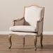 Baxton Studio Nivernais Wood Traditional French Accent Chair - ASS288Mi CG4