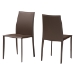 Baxton Studio Rockford Modern and Contemporary Taupe Bonded Leather Upholstered Dining Chair (Set of 2) - ALC-1025-Taupe