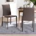 Baxton Studio Rockford Modern and Contemporary Taupe Bonded Leather Upholstered Dining Chair (Set of 2) - ALC-1025-Taupe
