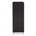 Baxton Studio Shirley Modern and Contemporary Dark Brown Wood 2-Door Shoe Cabinet with Open Shelves - SR-002-Espresso