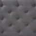 Baxton Studio Viviana Modern and Contemporary Grey Fabric Upholstered Button-Tufted Twin Size Headboard - BBT6506-Grey-Twin HB