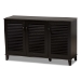 Baxton Studio Warren Espresso Shoe-Storage Cabinet - FP-04LV-Espresso