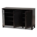 Baxton Studio Warren Espresso Shoe-Storage Cabinet - FP-04LV-Espresso