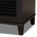 Baxton Studio Warren Espresso Shoe-Storage Cabinet - FP-04LV-Espresso
