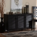 Baxton Studio Warren Espresso Shoe-Storage Cabinet - FP-04LV-Espresso