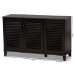 Baxton Studio Warren Espresso Shoe-Storage Cabinet - FP-04LV-Espresso