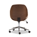 Baxton Studio Watson Walnut and Black Modern Office Chair - SDM2225-5-Walnut/Black-OC