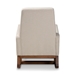 Baxton Studio Yashiya Mid-century Retro Modern Light Beige Fabric Upholstered Rocking Chair - BBT5199-Light Beige