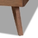 Baxton Studio Zenon Mid-Century Modern Walnut Brown Finished Wood King Size Platform Bed - Zenon-Ash Walnut-King