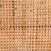 bali & pari Caspia Mid-Century Modern Walnut Brown Mahogany Wood and Natural Rattan 2-Piece Dining Chair Set - Caspia-Teak-DC