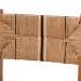 bali & pari Prita Bohemian Paper Loom and Natural Mahogany Wood 2-Piece Counter Stool Set - CC-02-Wood/Brown-CS