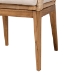bali & pari Storsel Modern Bohemian Natural Brown Finished Teak Wood and Rattan Dining Chair - Storsel-Rattan-DC