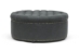 Baxton Studio Iglehart Gray Linen Modern Tufted Ottoman