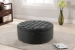 Baxton Studio Iglehart Gray Linen Modern Tufted Ottoman - 532-Gray-OTTO