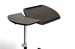 Baxton Studio Olsen Brown Wheeled Laptop Tray Table with Tilt Control - AA-10T-3-Wenge/Black