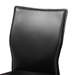 Baxton Studio Heidi Modern and Contemporary Black Faux Leather Upholstered 4-Piece Dining Chair Set - 19A17-Black-DC