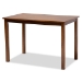 Baxton Studio Henry Modern and Contemporary Grey Fabric Upholstered and Walnut Brown Finished Wood 5-Piece Dining Set - RH335C-Grey/Walnut-5PC Dining Set