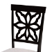 Baxton Studio Dallas Modern and Contemporary Grey Fabric Upholstered and Dark Brown Finished Wood 7-Piece Dining Set - RH1019C-Grey/Dark Brown-7PC Dining Set