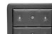 Baxton Studio Stella Crystal Tufted Black Upholstered Modern Nightstand - BBT3084-Black-NS