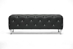Baxton Studio Stella Crystal Tufted Black Modern Bench - BBT5119-Black-Bench