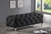 Baxton Studio Stella Crystal Tufted Black Modern Bench - BBT5119-Black-Bench