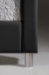 Baxton Studio Carlotta Black Modern Bed with Upholstered Headboard - Queen Size - BBT6376-Black-Queen