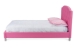 Baxton Studio Canterbury Pink Leather Contemporary Full-Size Bed - BBT6440-Full-Pink
