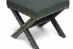 Baxton Studio Marnie Gray Linen Modern Bench - BH-63907-Grey