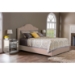 Baxton Studio Juliet Contemporary Light Brown Tufted Fabric Upholstered King Size Bed - CF8610-King-Brown