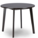 Baxton Studio Debbie Mid-Century Dark Brown Wood Round Dining Table - RT332-TBL