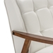 Baxton Studio Baxton Studio Mid-Century Masterpieces Club Chair - White - TOGO CC-109-545