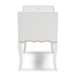 Baxton Studio Kristy Modern and Contemporary White Faux Leather Classic Seating Bench - BBT5197-Bench-White