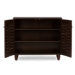 Baxton Studio Winda Modern and Contemporary 2-Door Dark Brown Wooden Entryway Shoes Storage Cabinet - SC864572 B-Wenge