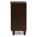 Baxton Studio Winda Modern and Contemporary 2-Door Dark Brown Wooden Entryway Shoes Storage Cabinet - SC864572 B-Wenge