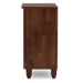 Baxton Studio Gisela Oak and White 2-tone Shoe Cabinet With 2 Doors - SC865512-Dirty Oak
