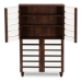 Baxton Studio Gisela Oak and White 2-tone Shoe Cabinet With 4 Door - SC865514-Dirty Oak/White