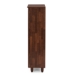 Baxton Studio Gisela Oak and White 2-tone Shoe Cabinet With 4 Door - SC865514-Dirty Oak/White