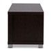 Baxton Studio Gerhardine Dark Brown Wood 63-Inch TV Cabinet with 3-drawer - TV834127-Wenge