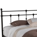 Baxton Studio Belinda Vintage Industrial Black Bronze Finished Metal Queen Size Platform Bed - TS1030-Black-Queen-1CTN Bed