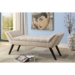 Baxton Studio Tamblin Mid-century Modern Retro Beige Linen Fabric Upholstered Grid-Tufting 50-Inch Bench - WS-B1215-Dark Beige