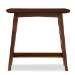 Baxton Studio Sacramento Mid-century Modern Scandinavian Style Dark Walnut Console Table