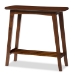 Baxton Studio Sacramento Mid-century Modern Scandinavian Style Dark Walnut Console Table - RT295C-OCC