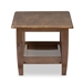 Baxton Studio Pierce Mid-Century Modern Walnut Finished Brown Wood Coffee Table - SW3656-Walnut-M17-CT